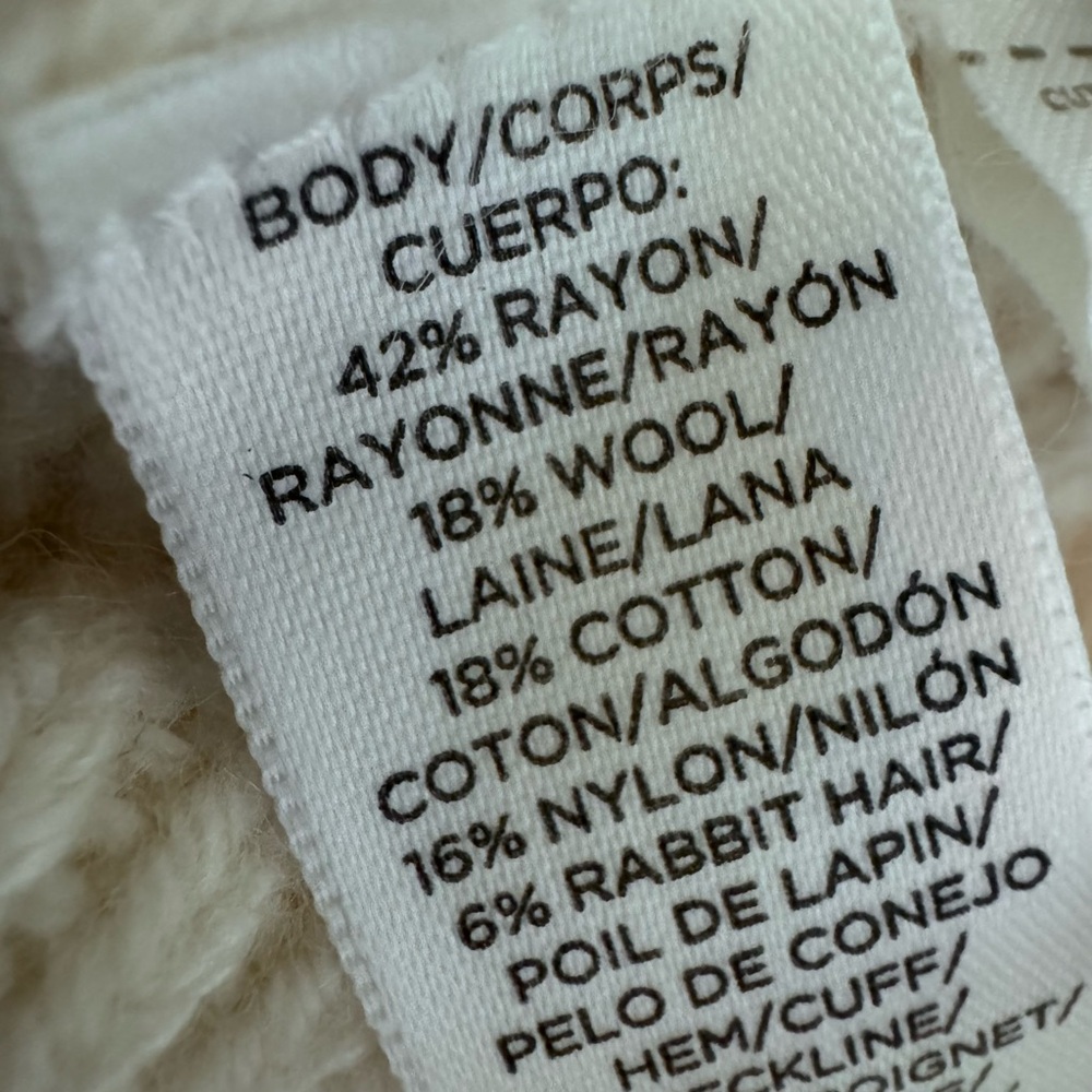 LOFT Cream Cable-Stitch Turtleneck Sweater - Picture 4 of 4